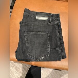 rag & bone Men's Dark Gray Slim Jeans